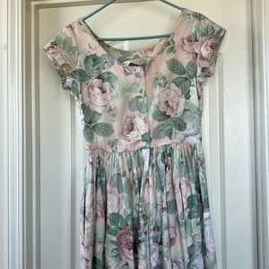 Vintage 1980s cotton day dress size 10